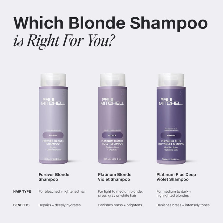Paul Mitchell Platinum Plus Shampoo (1000) 300.00 ml (1er Pack), 300.00 ml (1er Pack)