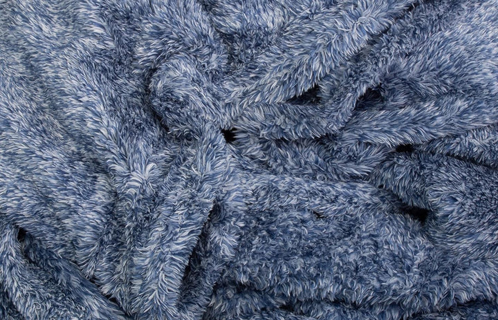 Brandsseller Teddyfleece Kuscheldecke | Melange | Flauschig Beidseitig | Hochwertige Weiche Wohndeck