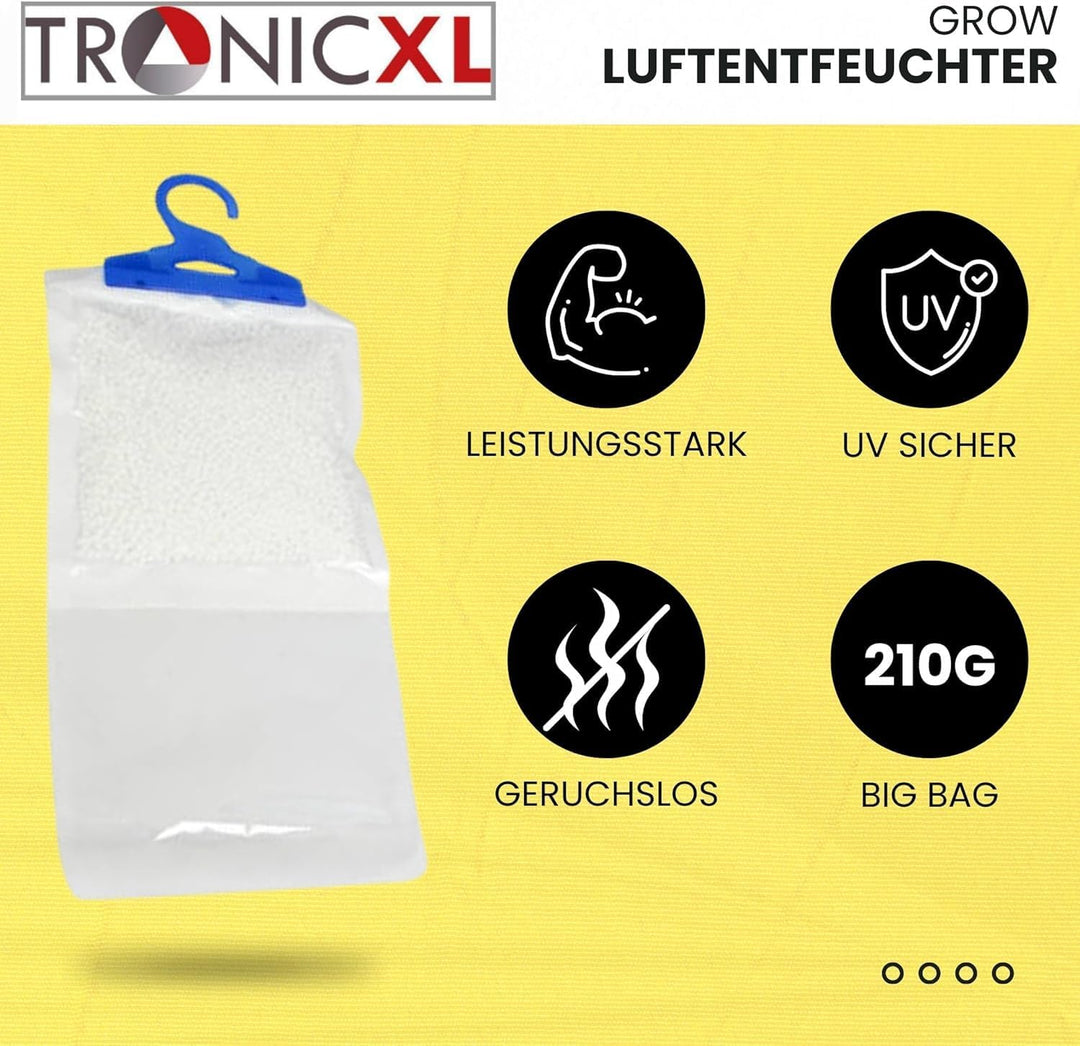 TronicXL Luftentfeuchter für Growbox Grow Grown Grow Zelt Schrank Zubehör Luft Entfeuchter (3), 3