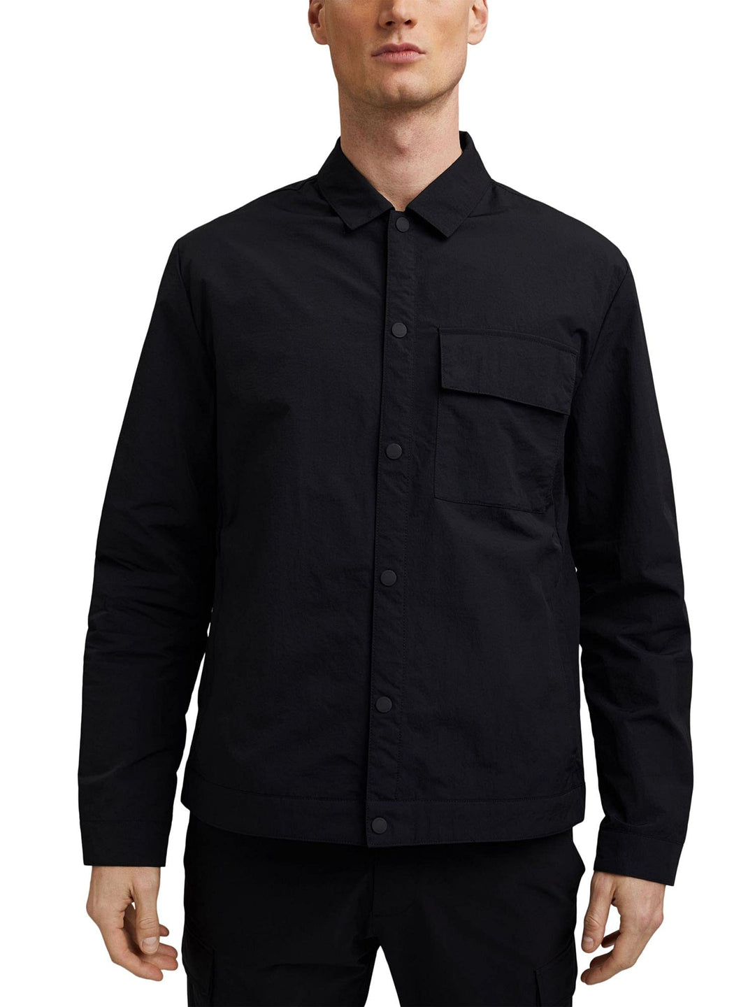 ESPRIT Herren Jacke 46 001/Black, 46 001/Black
