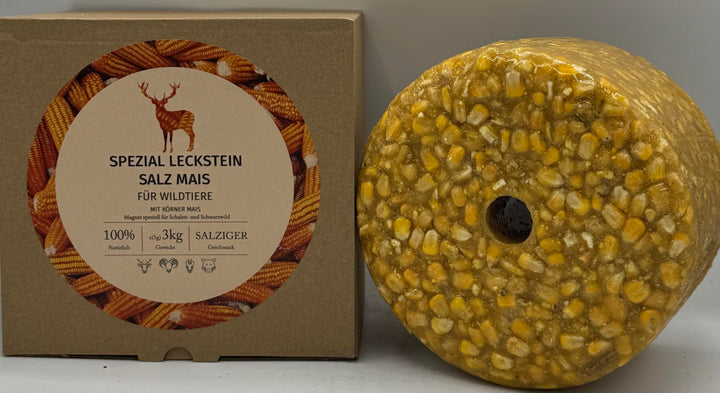 Spezial Leckstein Salz Mais 3 kg (9,97 € / kg)