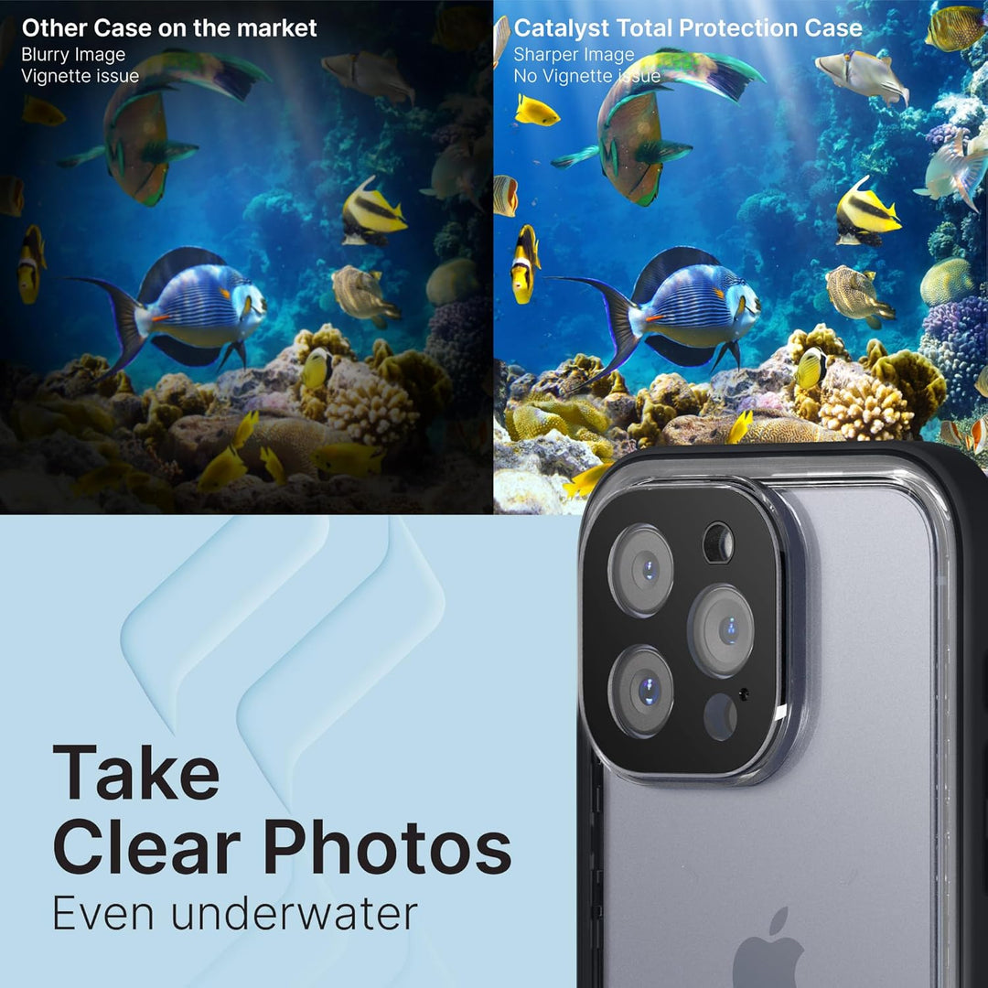 Catalyst Waterproof Total Protection Case für iPhone 14 Pro Max, 5-mal wasserdichter, reaktionsschne