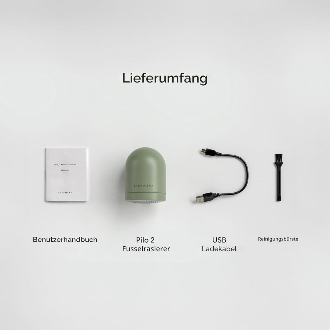 STEAMERY PILO N 2 SAGE - LINT REMOVER - GRÜN - KUNSTSTOFF - METALL - MANUELL