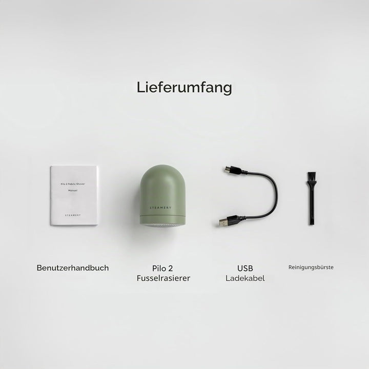 STEAMERY PILO N 2 SAGE - LINT REMOVER - GRÜN - KUNSTSTOFF - METALL - MANUELL