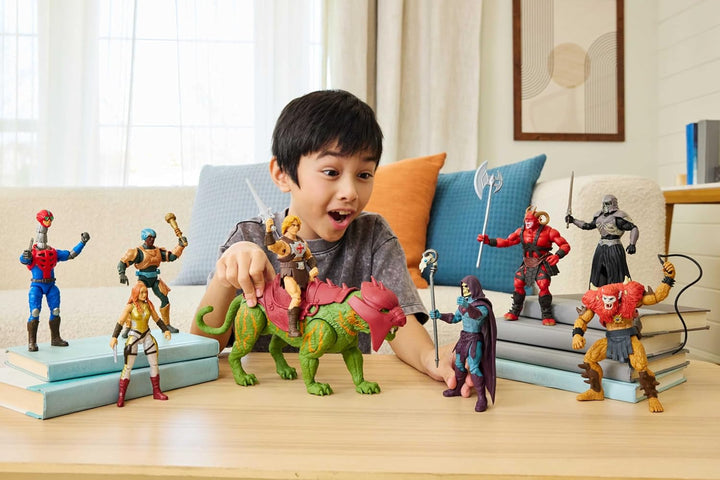 Masters of the Universe Film 2026 Battle Cat Figur mit Beissaction und fünf verschiedenen Brüllfunkt