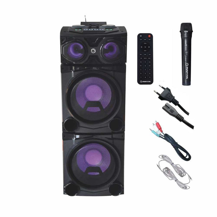 Karaoke Bluetooth Lautsprecher Stereo Modular Manta CUBE SPK5520