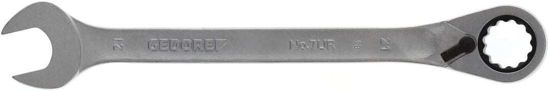 Maulringratschenschlüssel 7 UR SW 21mm L.274mm umschaltbar,Rings.13Grad GEDORE 21 mm metrisch, umsch