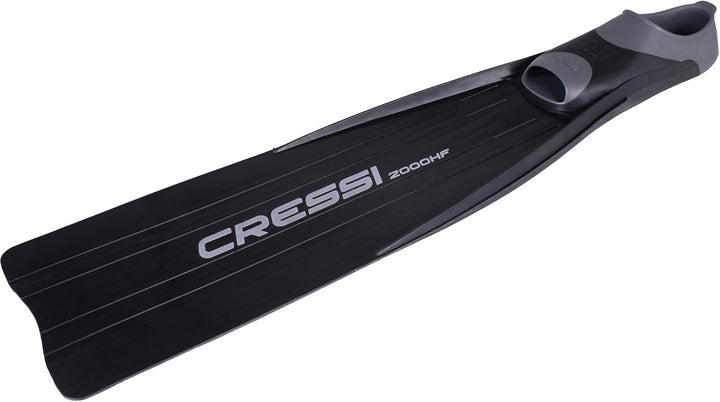 Cressi Gara - Lange Flossen für Apnoe / Freitauchen - High Performance 2000 HF Nero 42/43, 2000 HF N