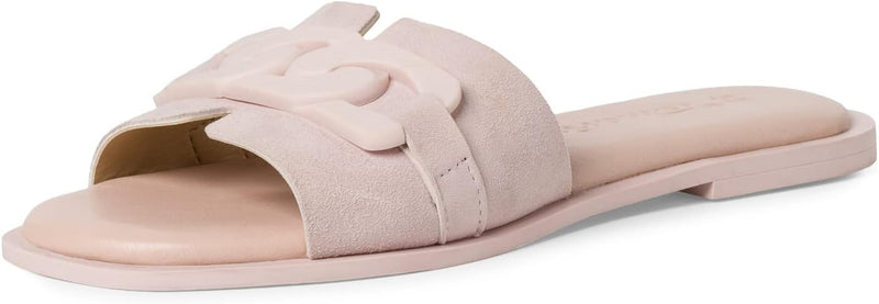 Tamaris Damen Slipper, Frauen Slip On 37 EU Rosa Soft Rose Uni, 37 EU Rosa Soft Rose Uni