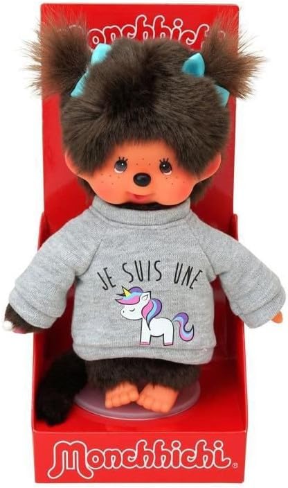 Bandai CPDO151 Monchhichi Sweatshirt Tendance, farblich sortiert, Mehrfarbig