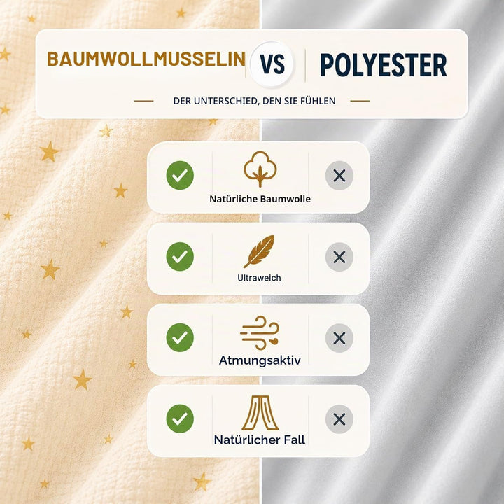 YellowNest Hausbett Himmel - 100% Baumwolle - Betthimmel Hausbett aus Musselin - Himmelbett Vorhänge