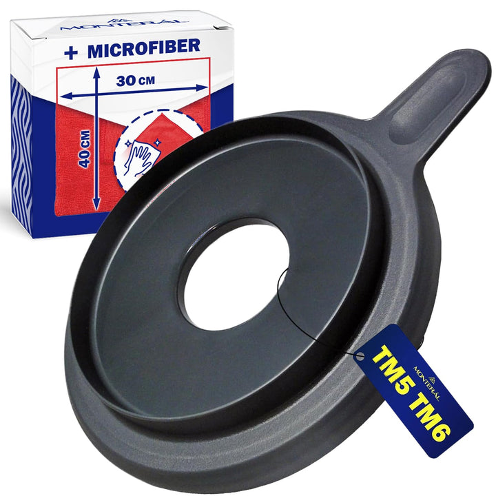 MONTERAL Deckel für Vorwerk Thermomix TM5 TM6 Küchenmaschine - Kit Enthält EIN Microfasertuch - Gara