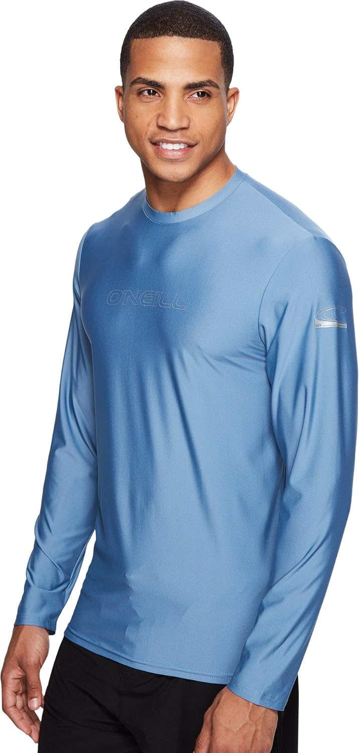 O'Neill Wetsuits Kinder Shirt BASIC SKINS L/S CREW XXL Dusty Blue, XXL Dusty Blue