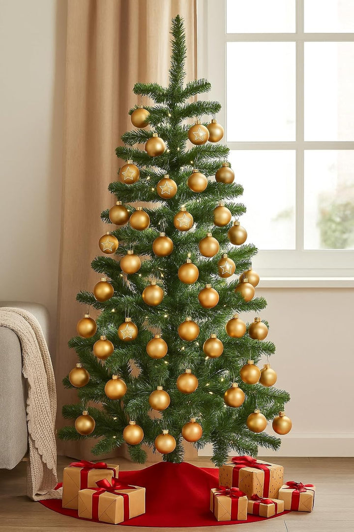 Krebs & Sohn 20er Set Glas Christbaumkugeln - Weihnachtsbaum Deko zum Aufhängen - Weihnachtskugeln 5