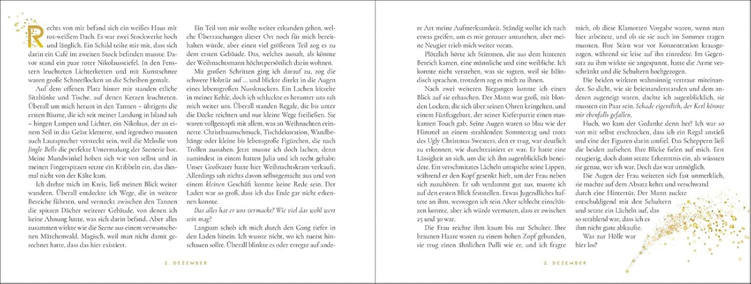 Das Geheimnis von Asfjördur: Eine Advents-Romance in 24 Teilen | Zauberhafter Buch-Adventskalender m