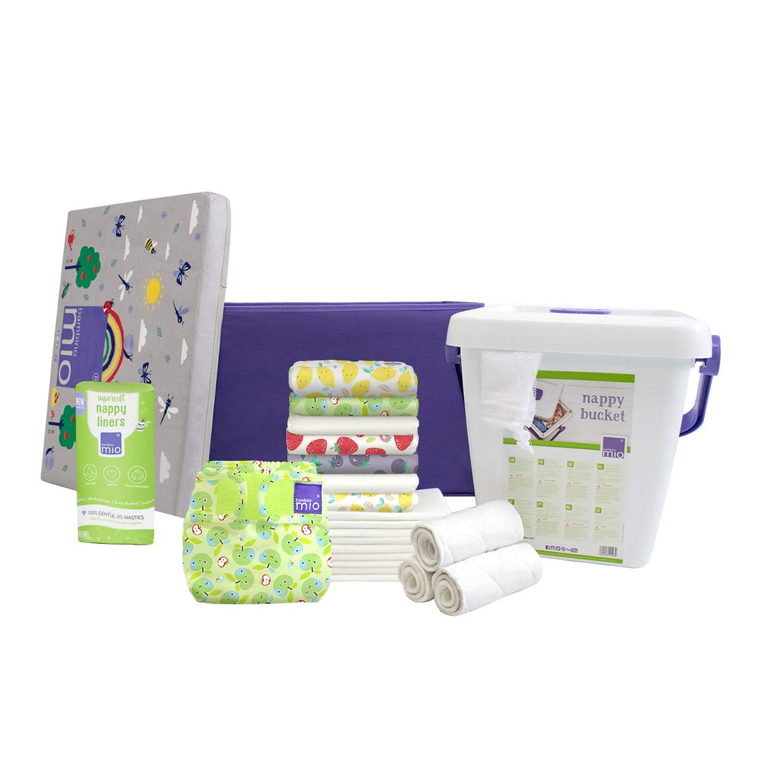 Bambino Mio, Mioduo Stoffwindel Starter Set, Freche Früchte, Freche Früchte