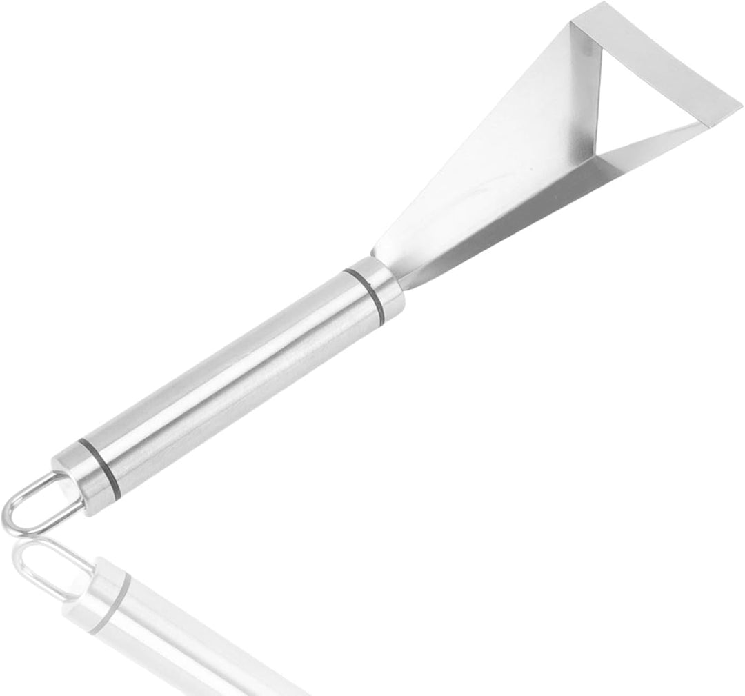 Edelstahl Obst Schnitzmesser, Obstschnitzmesser, Dreieckige Form Obst Gemüse Messer Hobel, Edelstahl