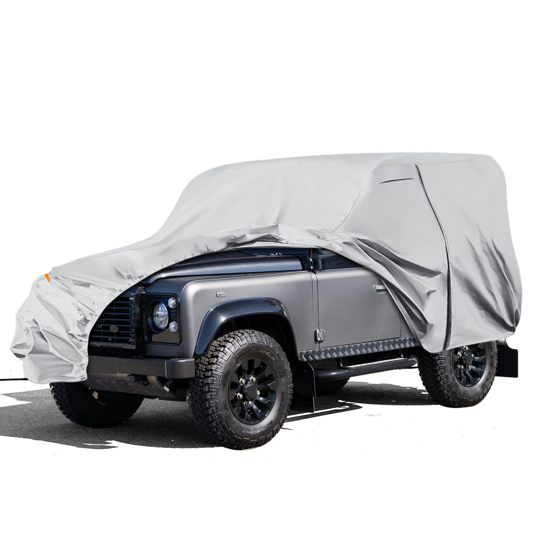 Autoabdeckung Wasserdicht für Land Rover Defender 90 1990-2016, Vollgarage Autoplane Auto Abdeckplan