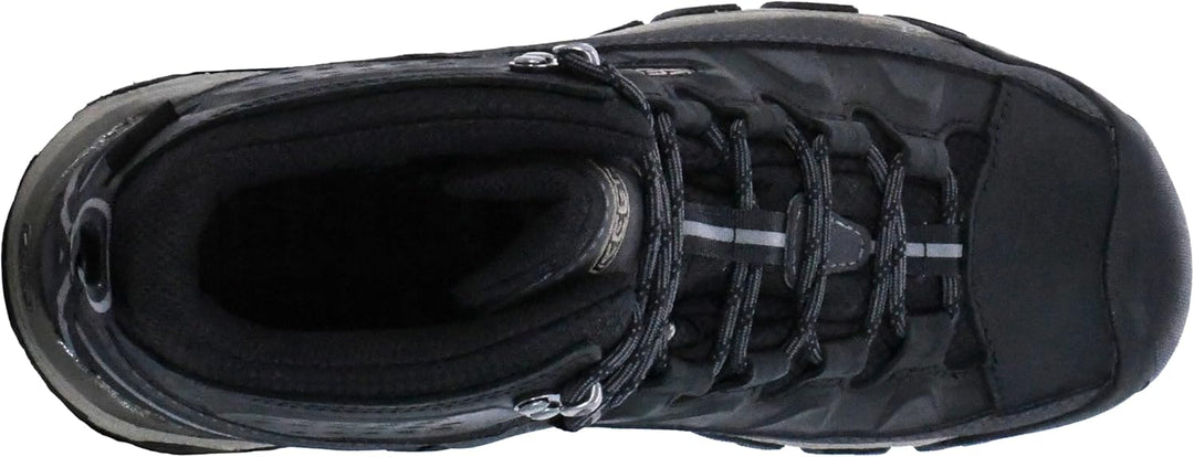 KEEN Herren Targhee 3 Mid Waterproof Wanderstiefel 42 EU Weit Schwarz Brindle