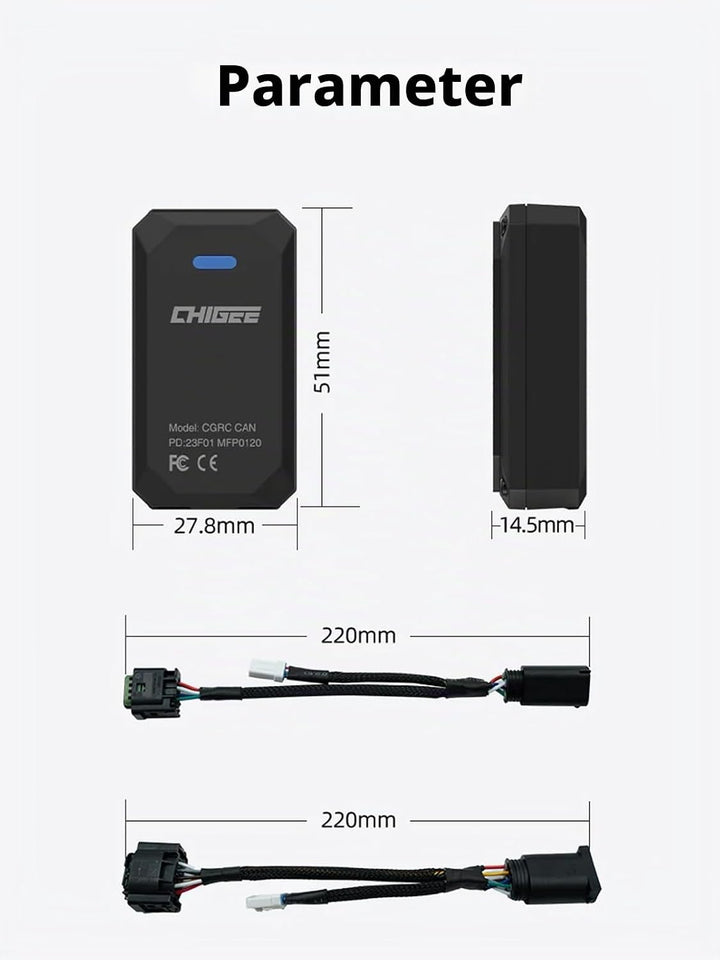 CGRC CAN-Fernbedienung 8 PIN für CHIGEE AIO-5 Series, CHIGEE AIO-5 LITE AIO-5 PLAY AIO-5 PLAY