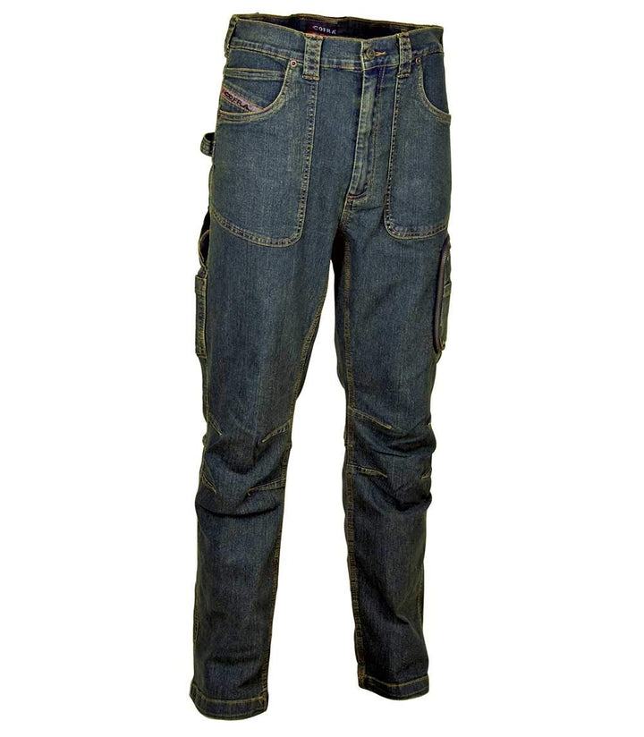 Cofra V152-0-00.Z56 Arbeitshose "Barcelona", blau, Grösse 56, 56