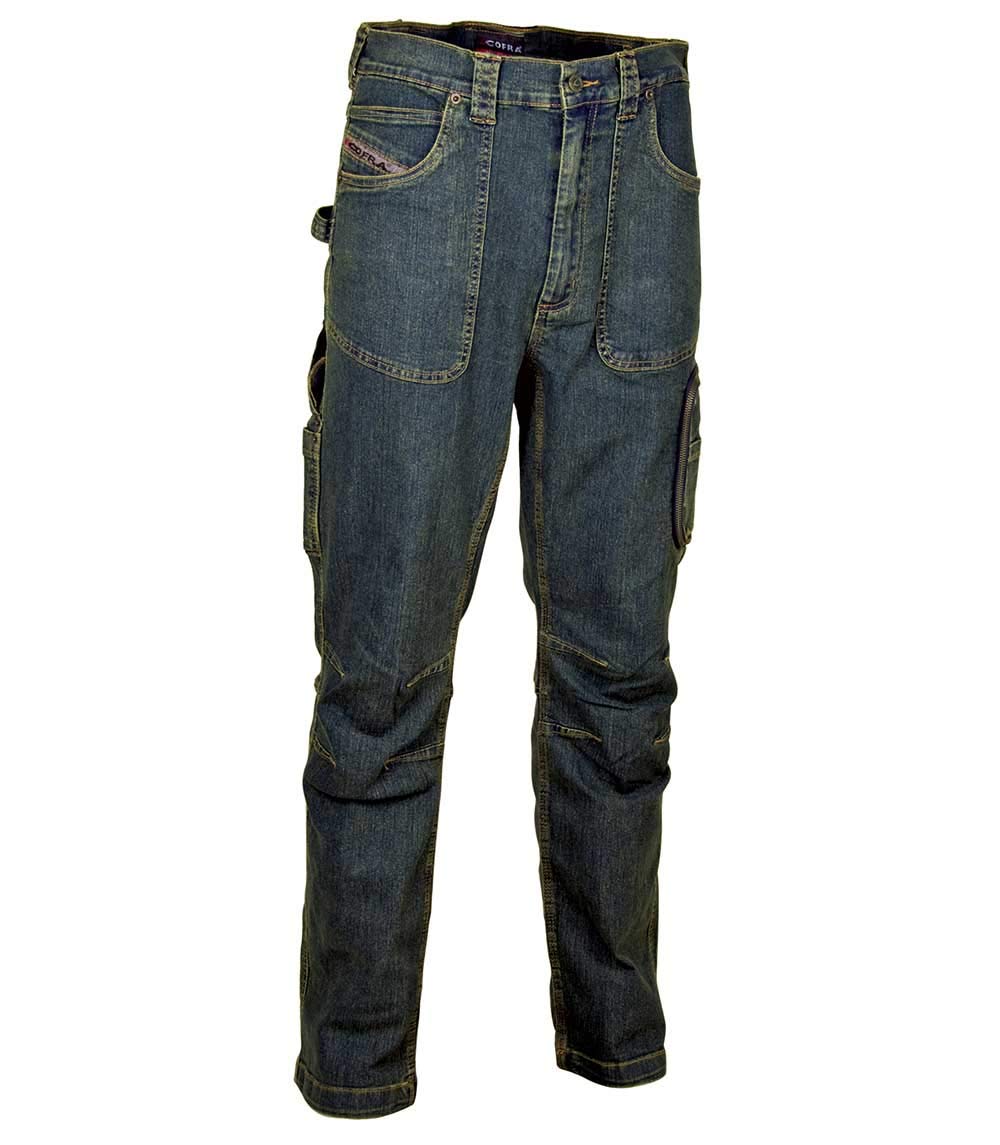 Cofra V152-0-00.Z62 Arbeitshose "Barcelona", blau, Grösse 62, 62