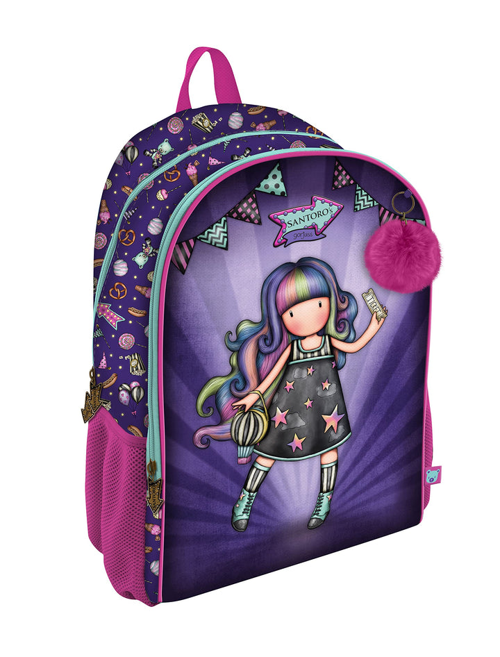 Santoro Gorjuss Rucksack mit doppeltem Reissverschluss, Up and Away