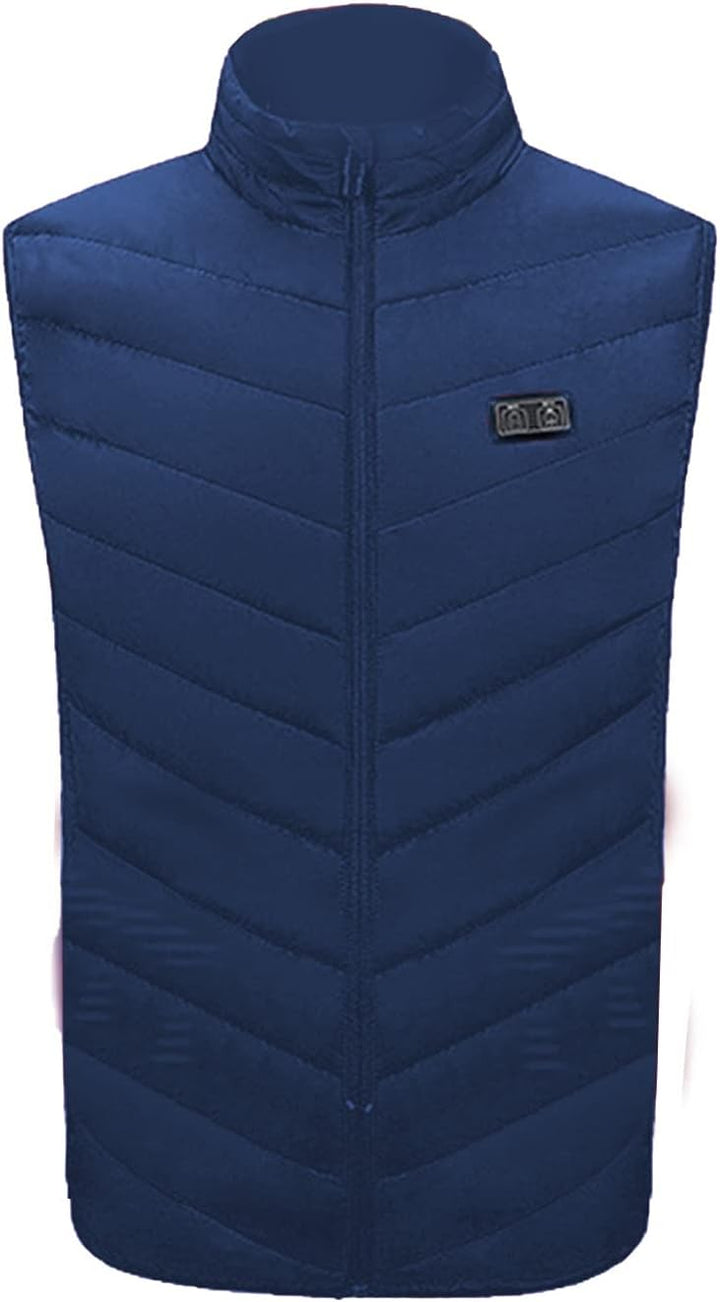 Beheizbare Weste Herren Damen Winter Beheizte Weste mit 11 Heizbereiche Winterjacke USB Elektrische