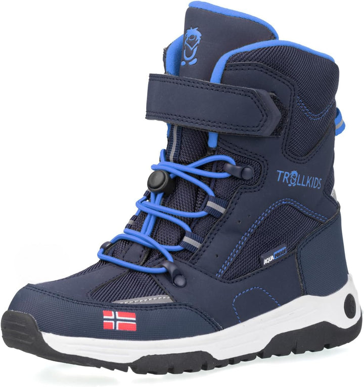 Trollkids Kinder Lofoten Winter Schuhe XT 35 EU Marineblau Mittelblau, 35 EU Marineblau Mittelblau