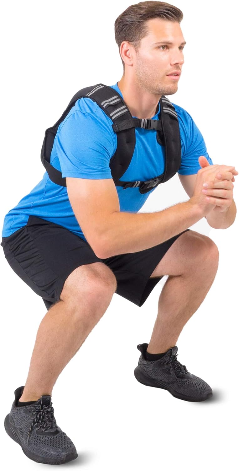 ProsourceFit Trainingsweste für Gewichtheben, Laufen und Fitness, Körpergewichtstraining, Männer und