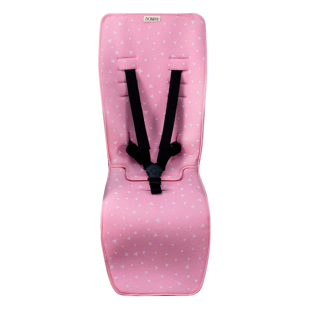 JYOKO KIDS Sitzauflage kompatibel mit Joolz und City Mini, City mini GT2 (Pink Sparkles), Pink Spark