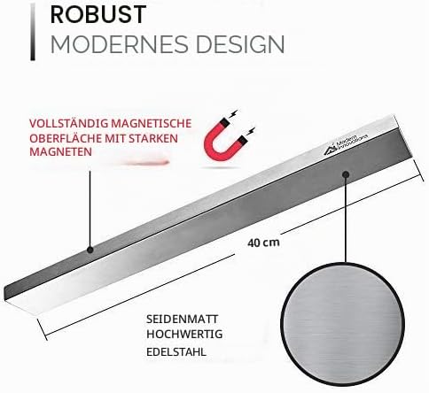 Modern Innovations 16 Zoll Magnetischer Messerhalter für Kühlschrank, Messer Magnetleiste Ohne Bohre