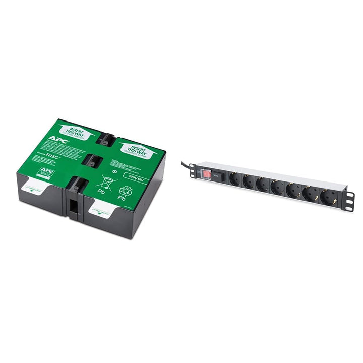 APC APCRBC124 - Ersatzbatterie für Unterbrechungsfreie Notstromversorgung & DIGITUS 19" Steckdosenle