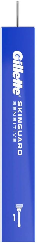 Gillette SkinGuard Sensitive Nassrasierer Herren, Rasierer + 1 Rasierklinge mit Hautschutz, Geschenk