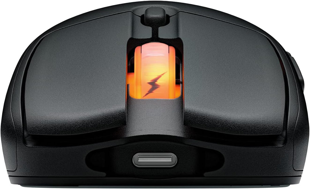 Fnatic BOLT Schwarz kabellose Gaming Maus – Pixart 3370 Sensor, 67g, WiFi & Bluetooth Akkulaufzeit 1