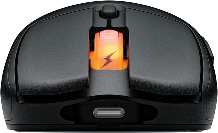 Fnatic BOLT Schwarz kabellose Gaming Maus – Pixart 3370 Sensor, 67g, WiFi & Bluetooth Akkulaufzeit 1