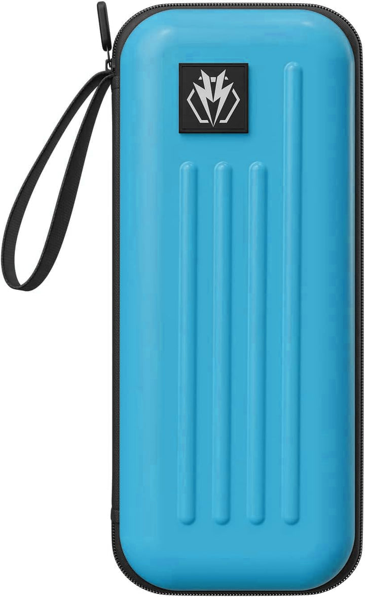 Dartkoffer für Stahl- oder Soft-Tip-dartpfeile, fasst 3 Darts und anderes Zubehör, mit eingebautem A