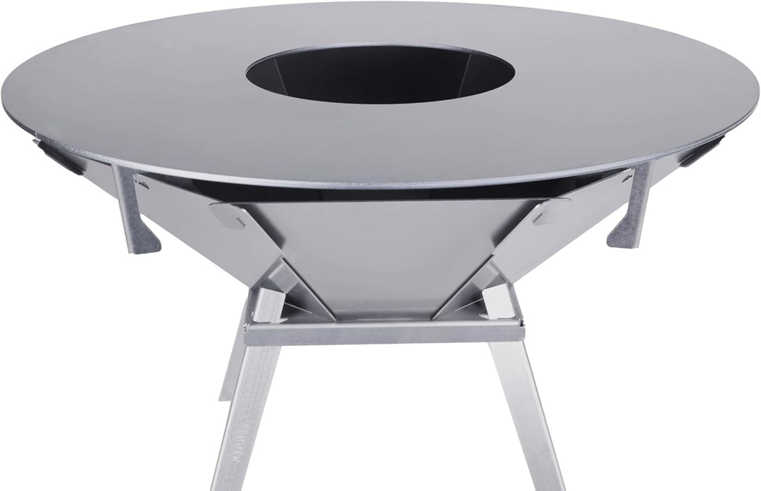 FENNEK Universal Abstandshalter 4er Set für Feuerplatten | Für Feuertonne, Feuerschale & Kugelgrill