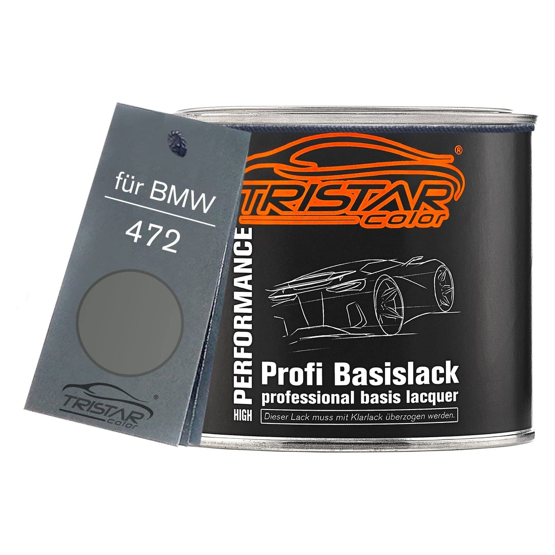 TRISTARcolor Autolack Dose spritzfertig für BMW 472 Sterlinggrau Metallic/Liquidsilber Metallic Basi