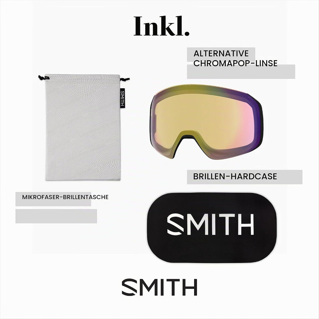 SMITH 4D MAG S Goggles with ChromaPop Lens – Easy Lens Change Technology for Skiing &amp; Snowboarding –