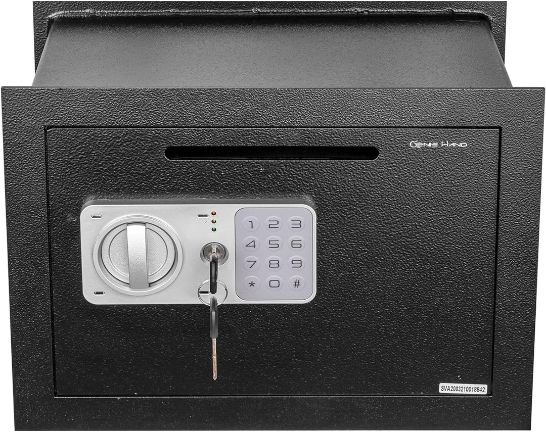 Genie Hand – Elektronischer Wandtresor Mit Einwurfschlitz – B-Klasse-Schloss– Anti-Bounce-Technologi