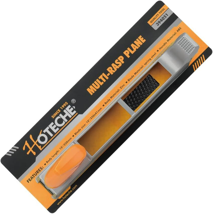 Hoteche Metall Feilenhobel 250 * 41MM - Hochwertiges Trockenbauwerkzeug aus Zinklegierung, 65Mn Stah