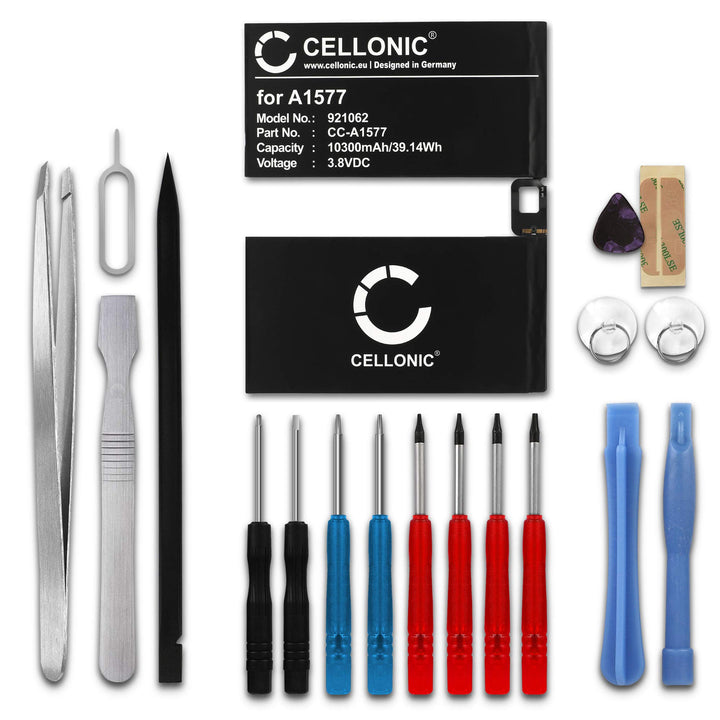 CELLONIC® Ersatz Akku A1577 für Apple iPad Pro 12,9" (A1584 / A1652) 10030mAh + Werkzeug-Set Ersatza