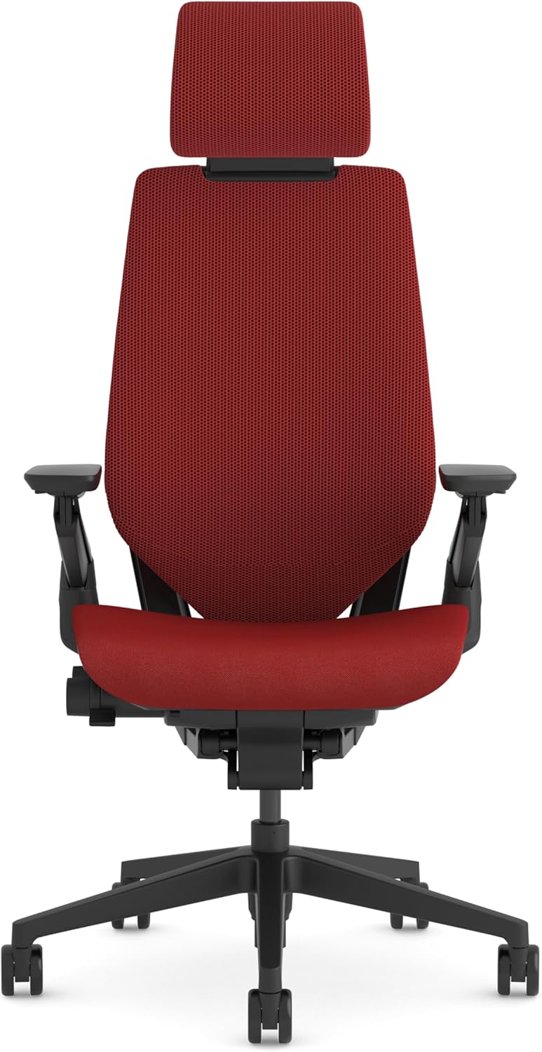 Steelcase Gesture Ergonomischer Bürostuhl mit 360° Armlehnen, 3D-Live Back Lumbalstütze, anpassbarer