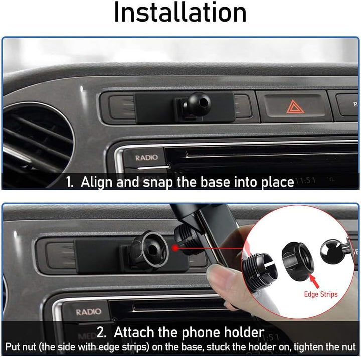 KUNGKIC Auto Telefonhalterung für 2012-2016 Volkswagen VW Tiguan Handyhalterung Einstellbare Lüftung