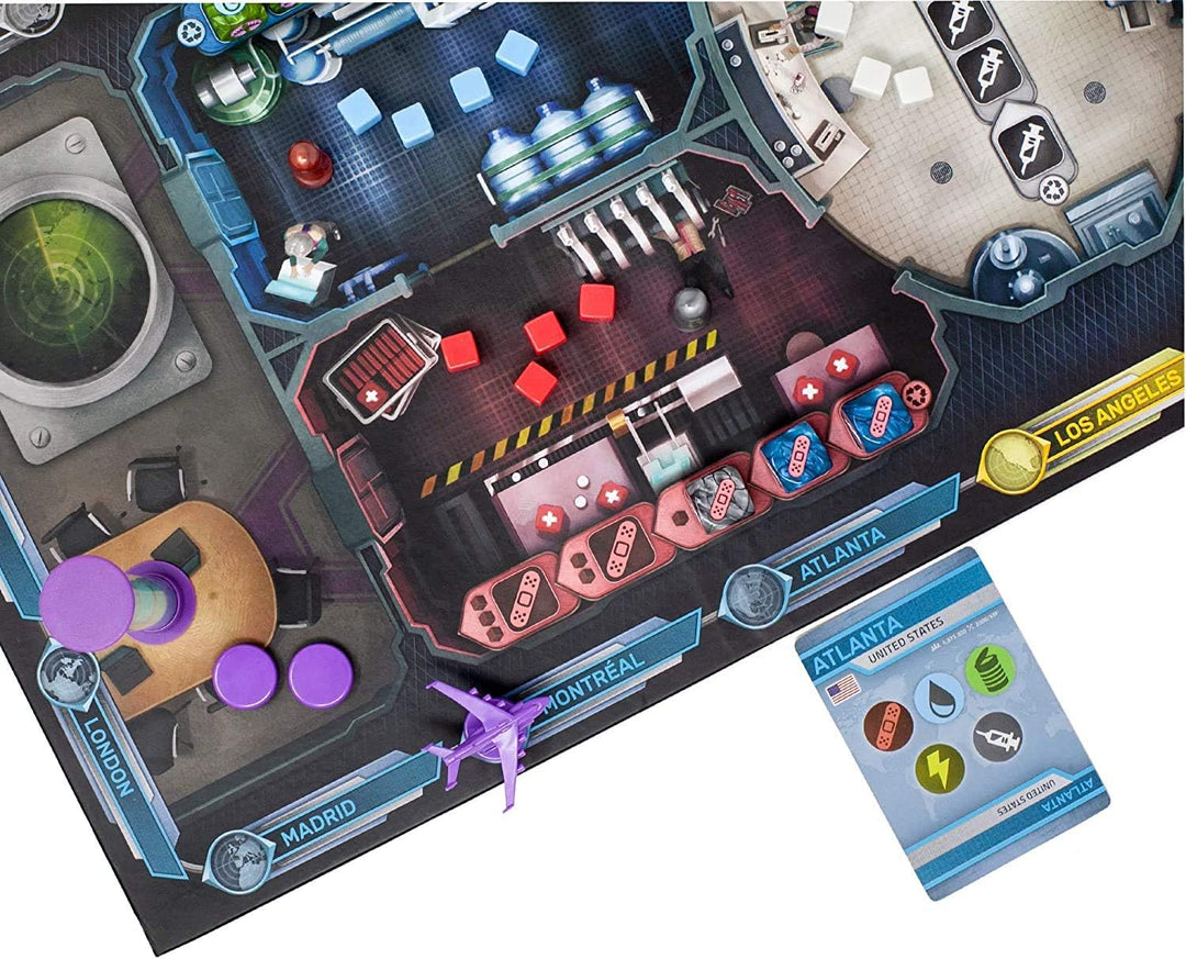 Asmodee - Pandemic: Schnelle Reaktion, Brettspiel, Italienische Ausgabe, 8396, Pandemic: schnelle Re