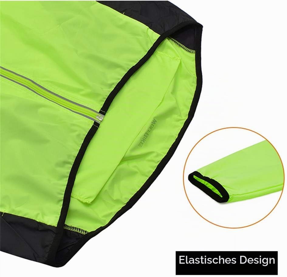 WOSAWE Herren-Fahrradjacke Winddichte wasserdichte MTB Mountainbike Jacket Für Radfahren, Joggen &amp; W