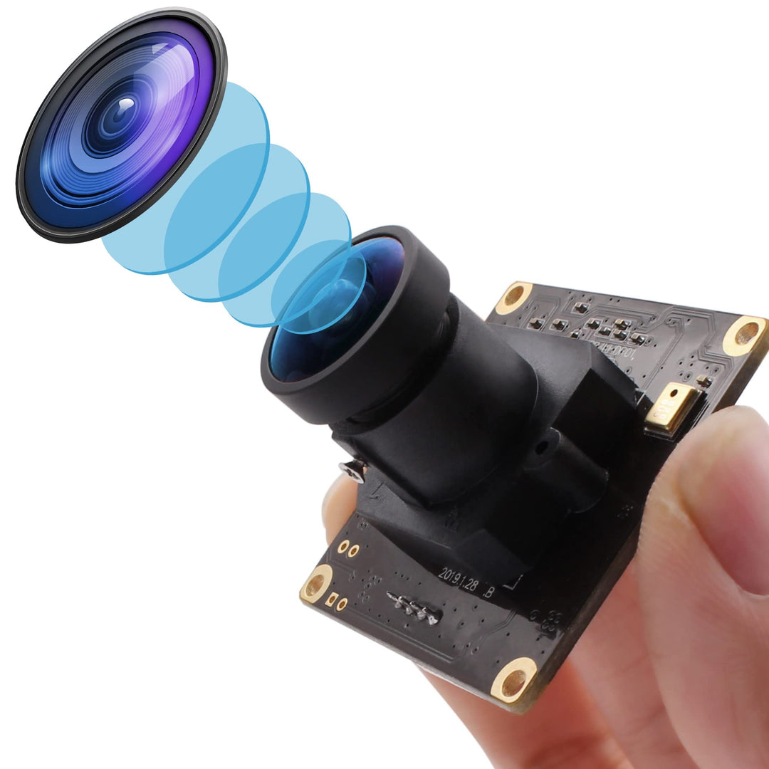 G Fisheye Objektiv 4K USB Kameramodul 2160p Webcam modul,UHD 30fps Webkamera modul Weitwinkel 170° U
