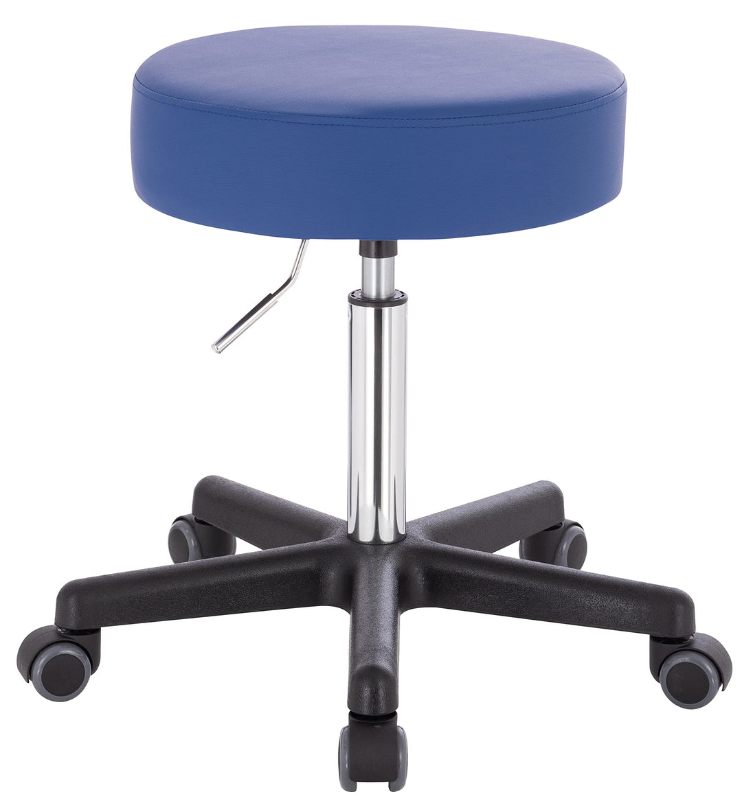 1stuff® XL Profi Rollhocker höhenverstellbar - 40 cm Sitzbreite - Sitzhöhe bis knapp 70cm - Arzthock