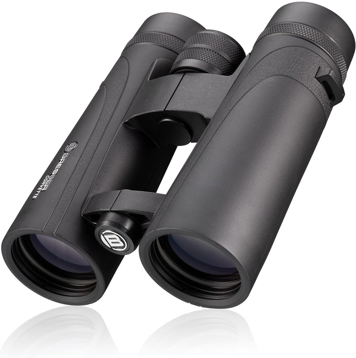 Bresser Fernglas Corvette 10x42 wasserdicht mit Nitrogenfüllung, BaK-4 Glas Prismen, LE-Okularen für